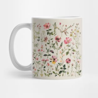 Boho Wildflowers Cottagecore Mug